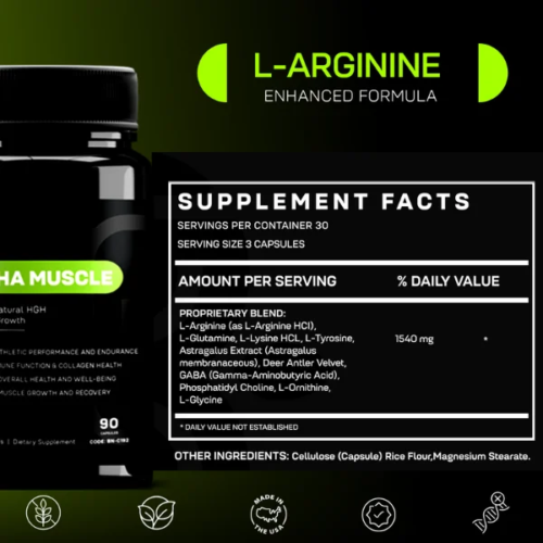 alpha muscle supplement facts