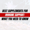 supplements for immune support